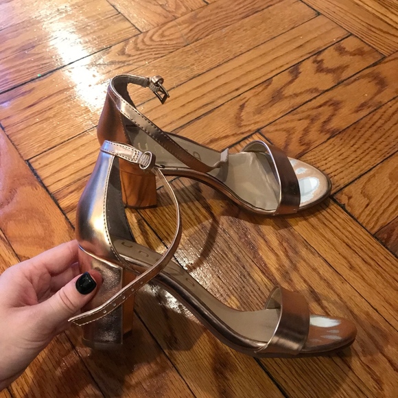 unisa rose gold sandals